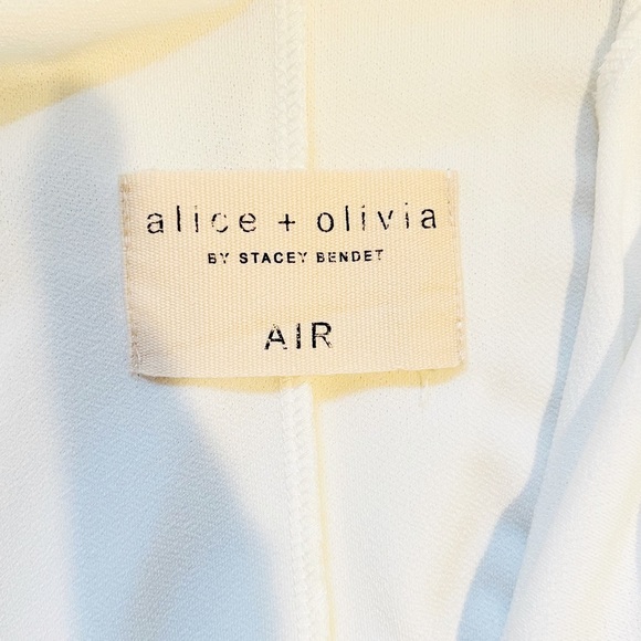 Alice & Olivia by Stacey Bendet “Air” Fly Away Back Draped Tank Lycra Crepe - Picture 4 of 4